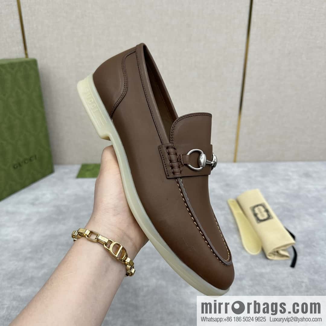 ππ G's new Gucc * Gu-Chi, horse buckle men's loafers, loafers