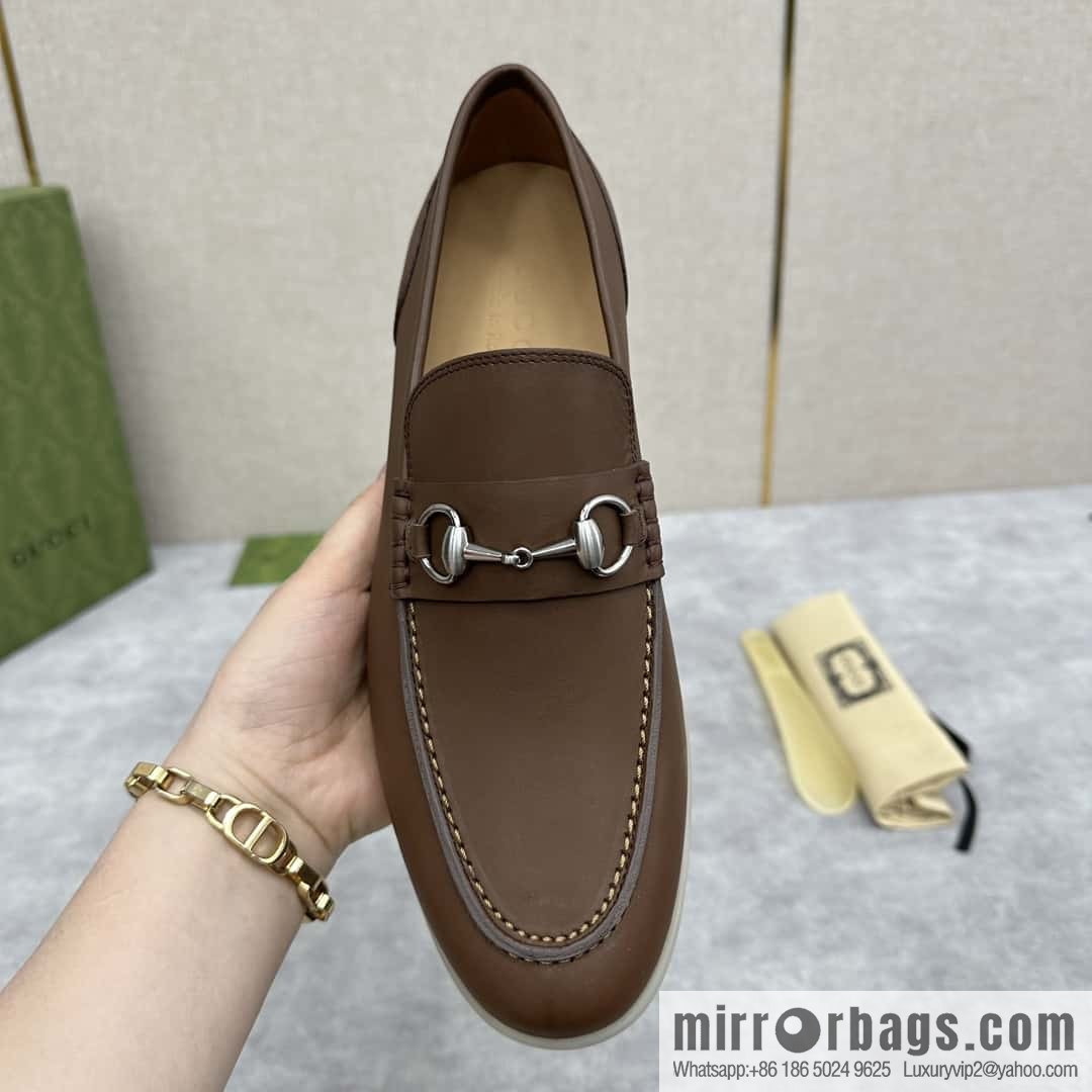 ππ G's new Gucc * Gu-Chi, horse buckle men's loafers, loafers