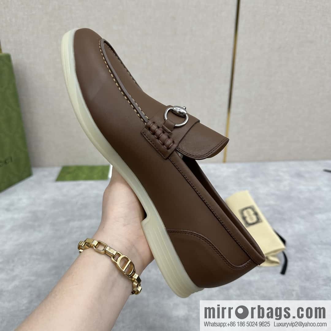 ππ G's new Gucc * Gu-Chi, horse buckle men's loafers, loafers