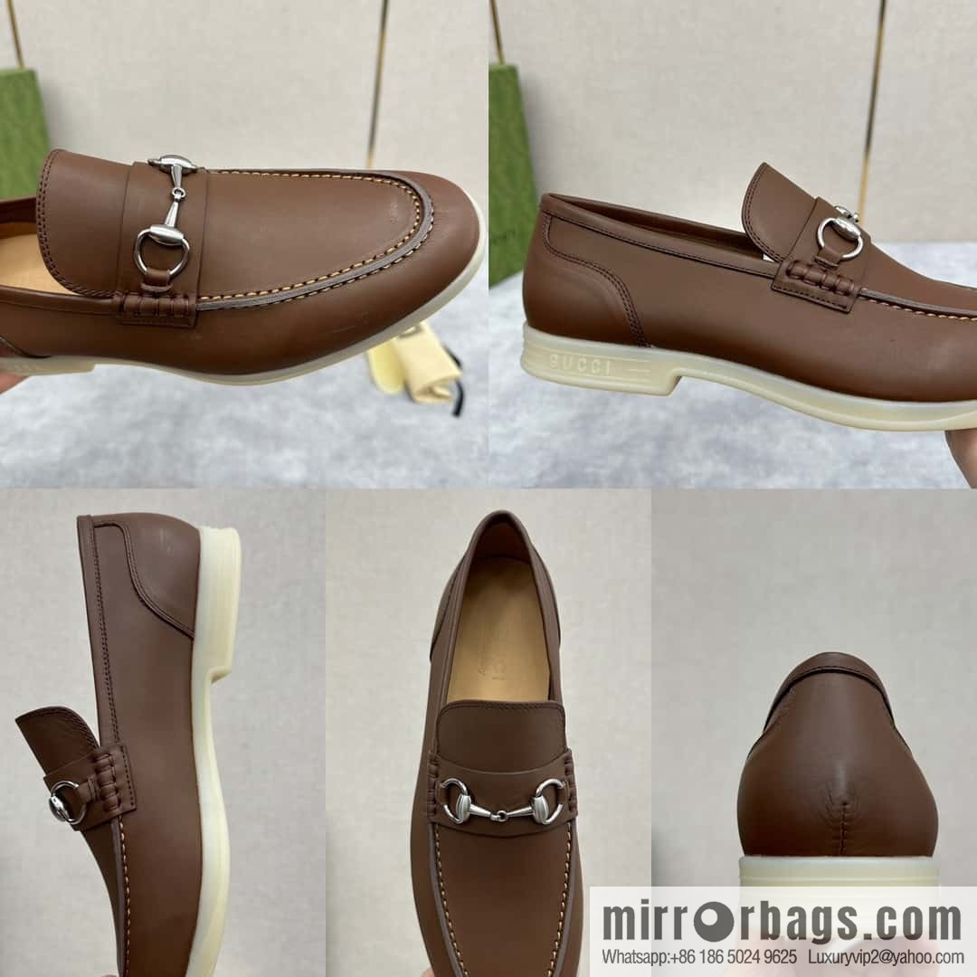 ππ G's new Gucc * Gu-Chi, horse buckle men's loafers, loafers