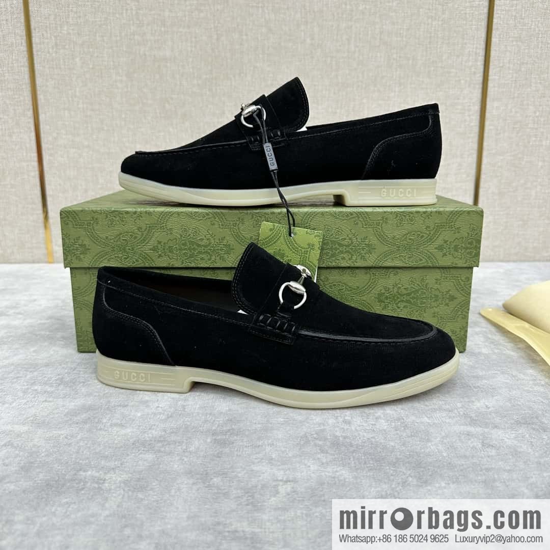 ππ G's new Gucc * Gu-Chi, horse buckle men's loafers, loafers