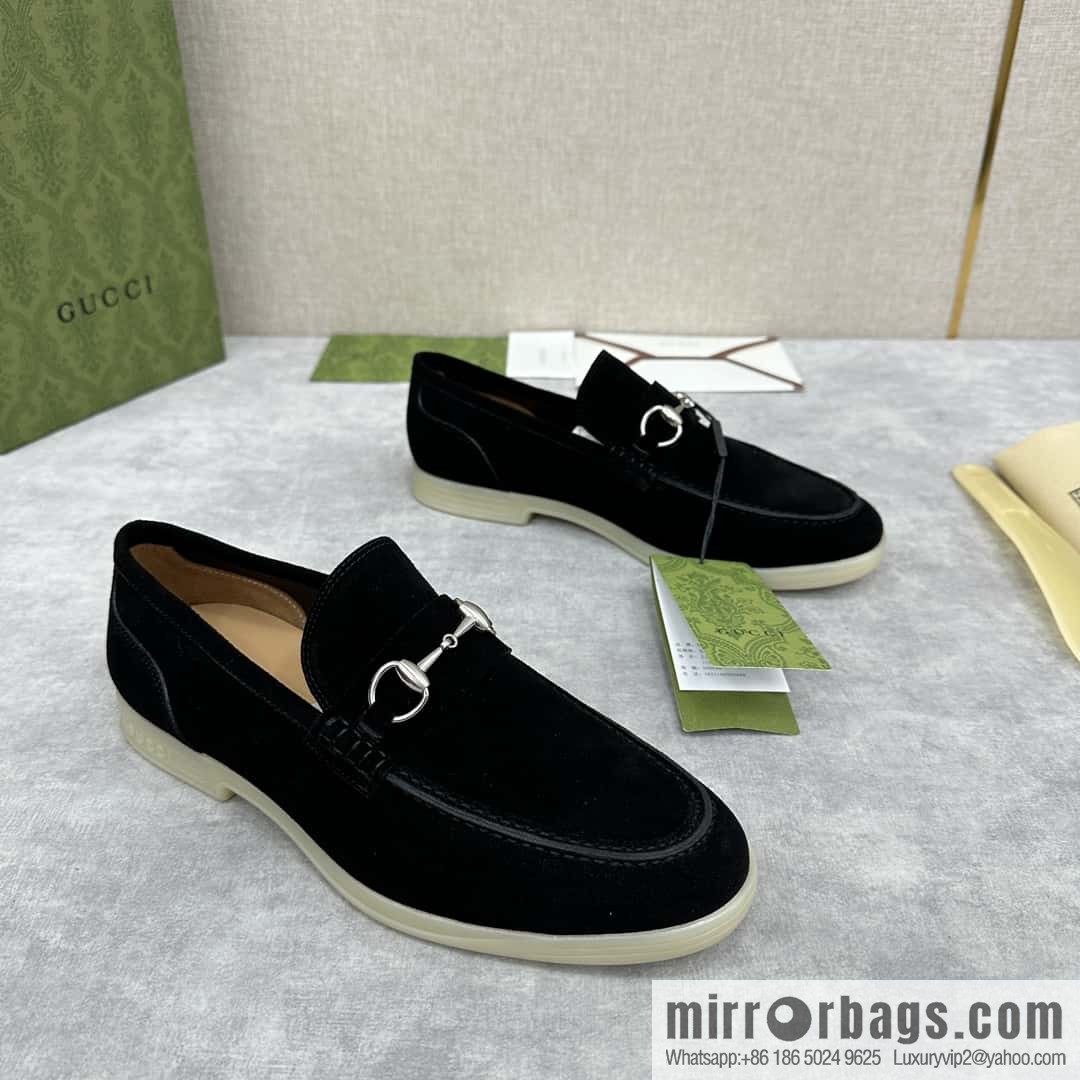 ππ G's new Gucc * Gu-Chi, horse buckle men's loafers, loafers