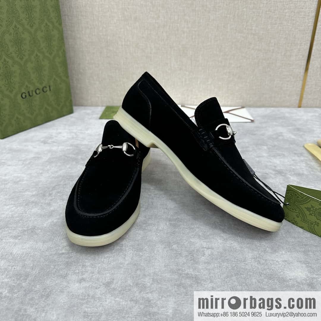 ππ G's new Gucc * Gu-Chi, horse buckle men's loafers, loafers