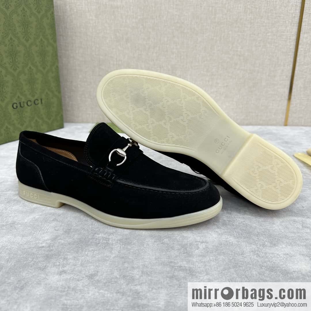 ππ G's new Gucc * Gu-Chi, horse buckle men's loafers, loafers