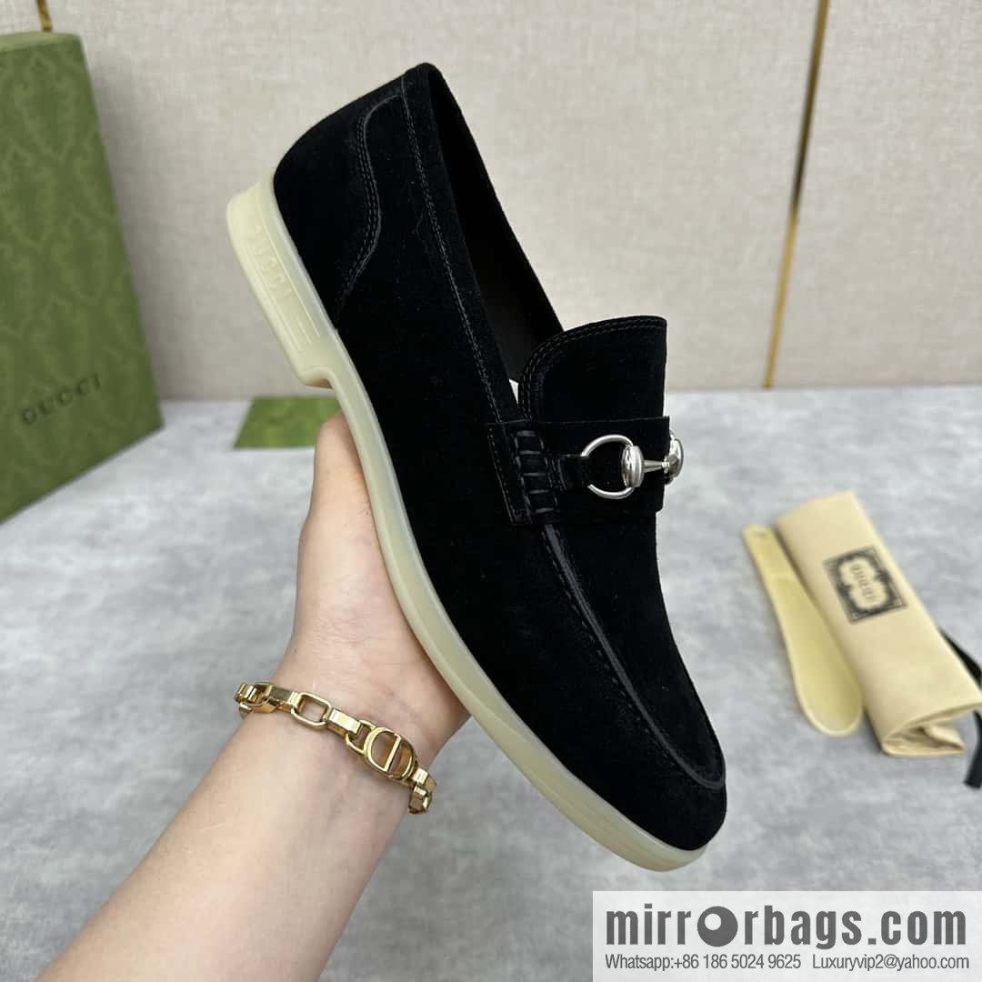 ππ G's new Gucc * Gu-Chi, horse buckle men's loafers, loafers