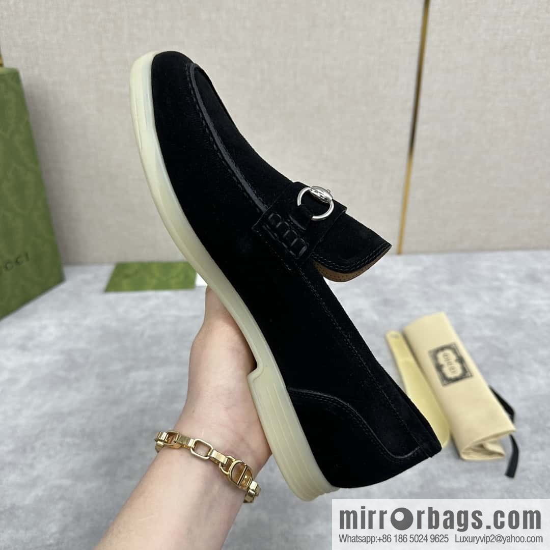 ππ G's new Gucc * Gu-Chi, horse buckle men's loafers, loafers