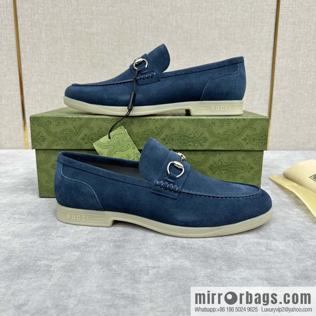 ππ G's new Gucc * Gu-Chi, horse buckle men's loafers, loafers