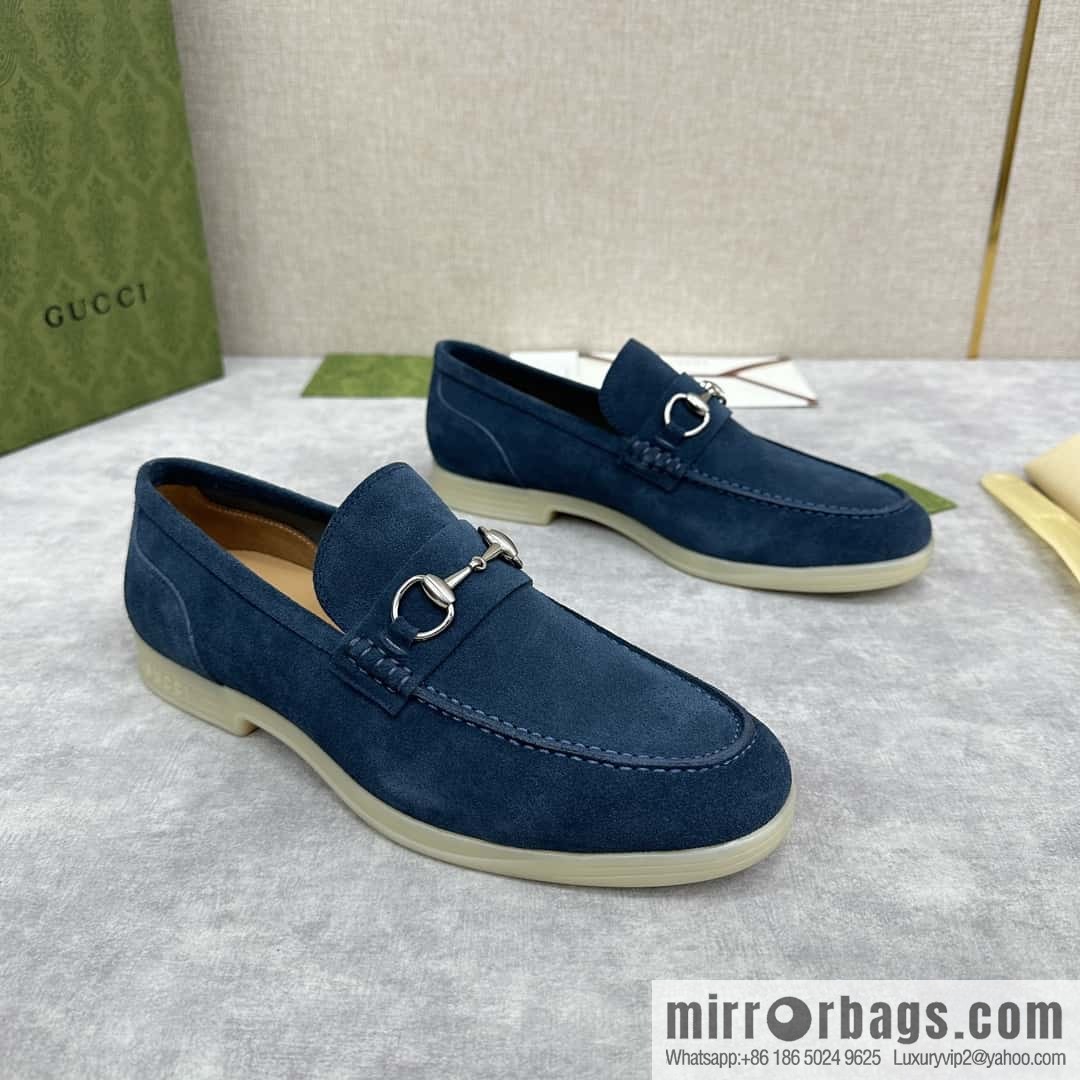 ππ G's new Gucc * Gu-Chi, horse buckle men's loafers, loafers
