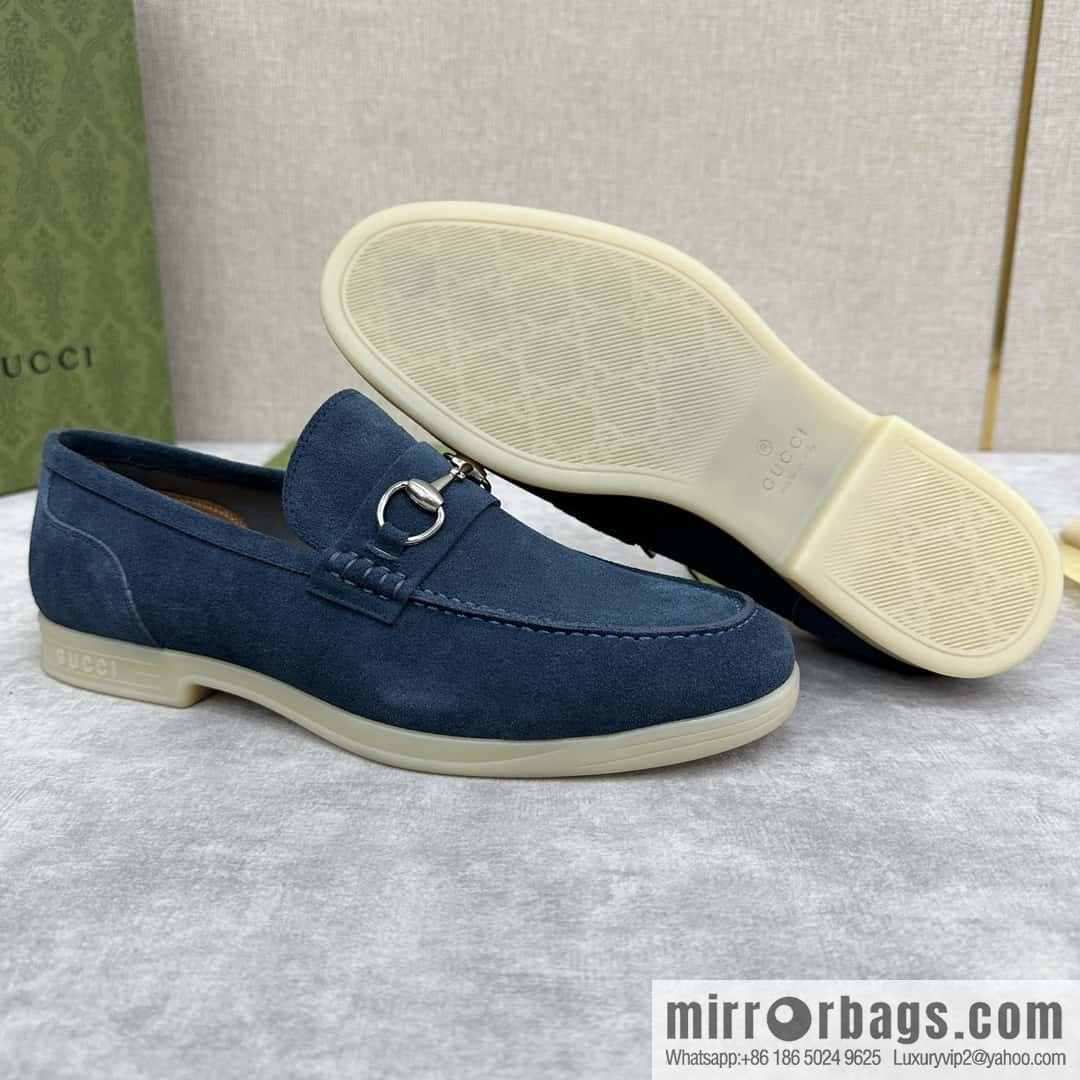 ππ G's new Gucc * Gu-Chi, horse buckle men's loafers, loafers