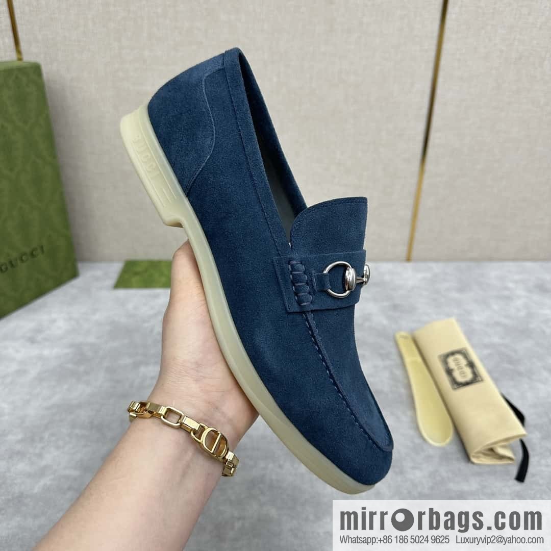 ππ G's new Gucc * Gu-Chi, horse buckle men's loafers, loafers