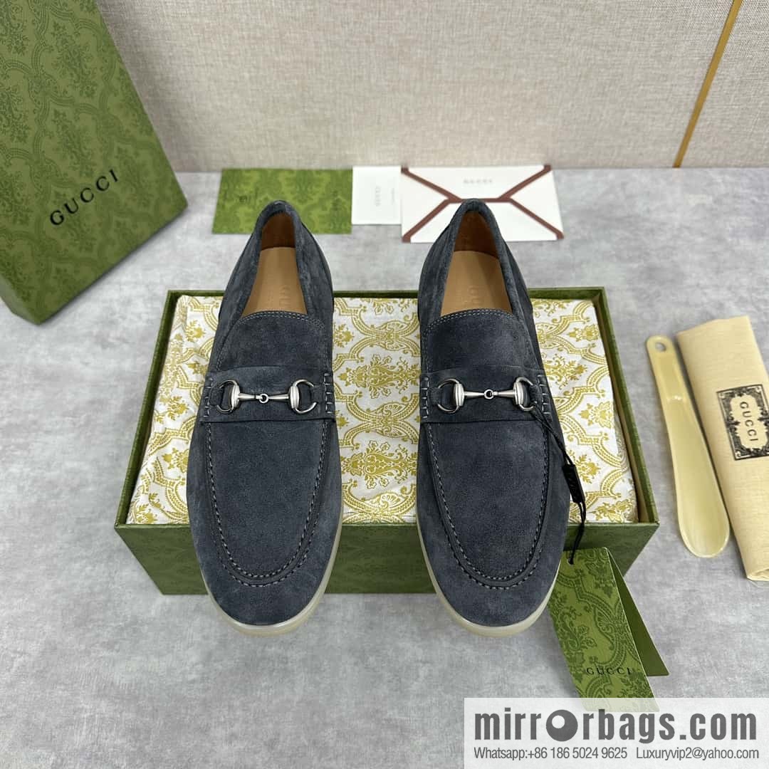 ππ G's new Gucc * Gu-Chi, horse buckle men's loafers, loafers
