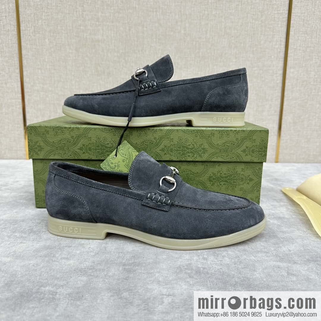 ππ G's new Gucc * Gu-Chi, horse buckle men's loafers, loafers