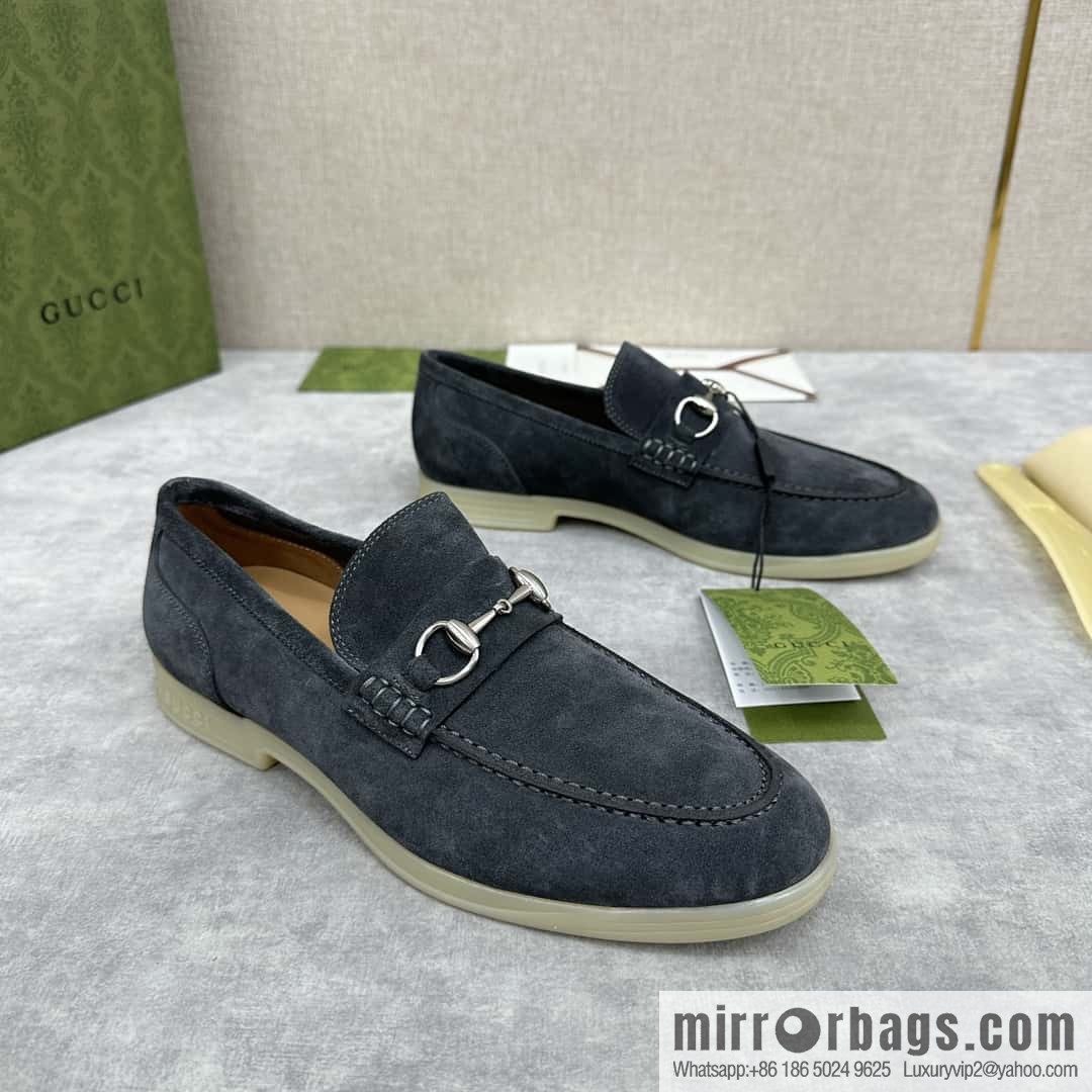 ππ G's new Gucc * Gu-Chi, horse buckle men's loafers, loafers