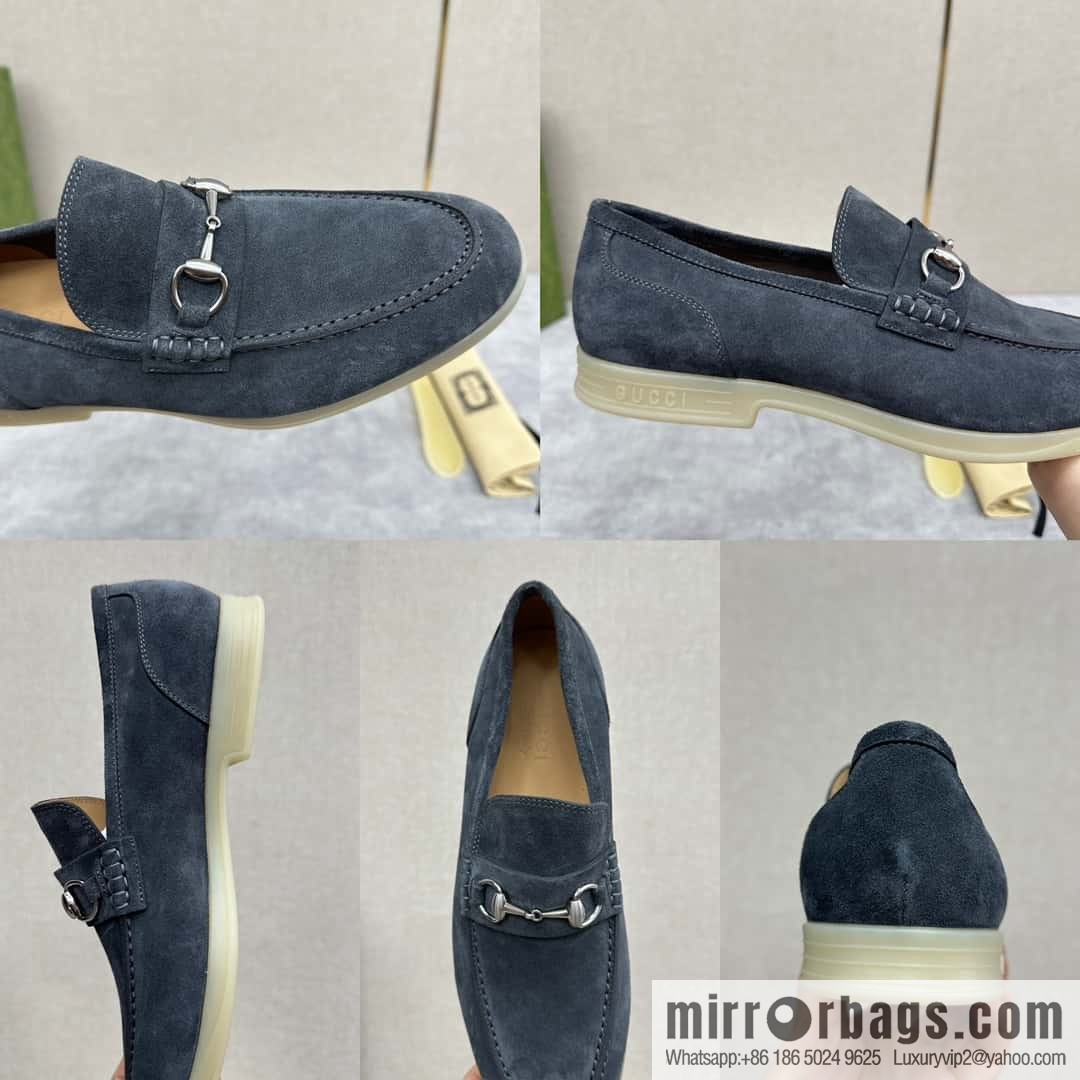 ππ G's new Gucc * Gu-Chi, horse buckle men's loafers, loafers