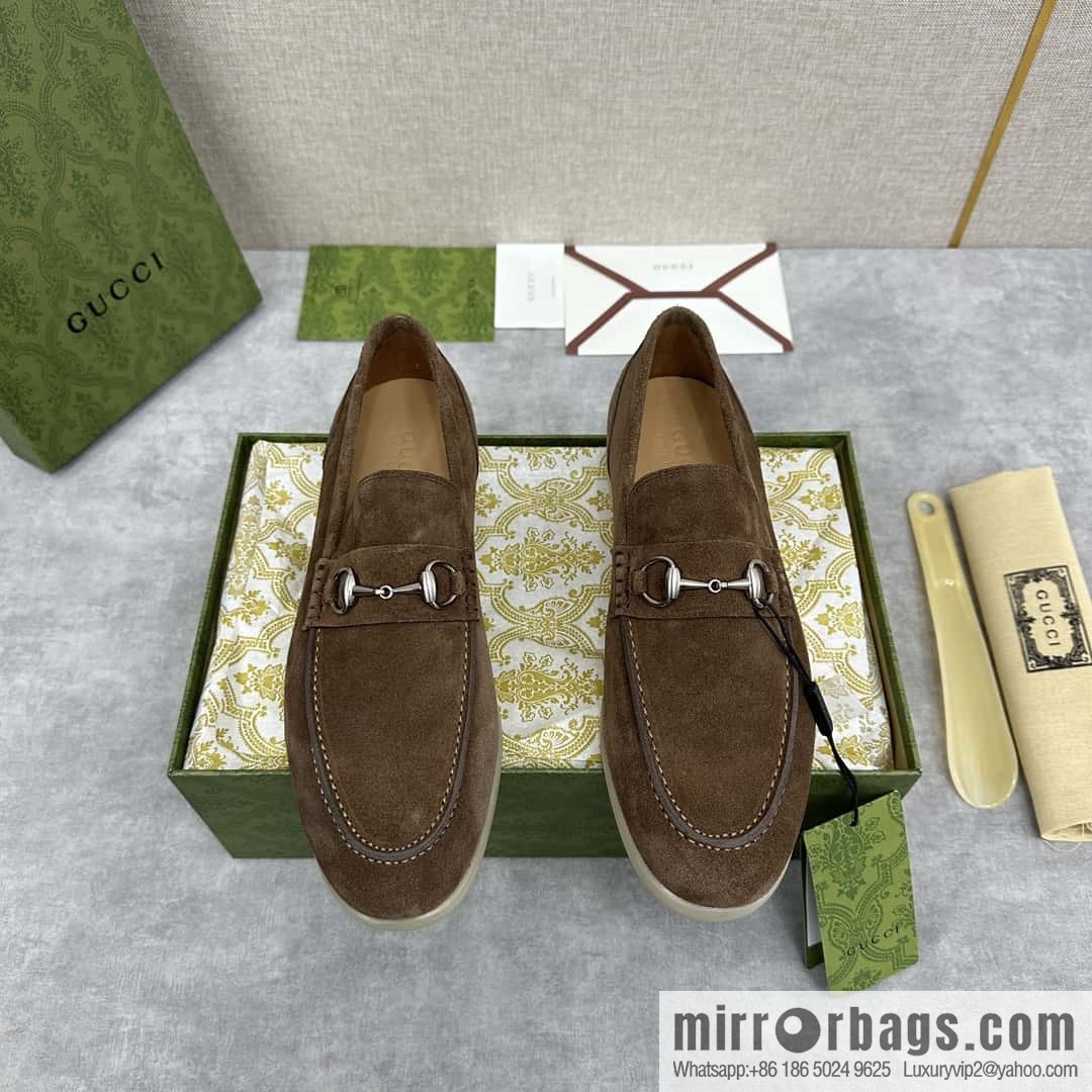 ππ G's new Gucc * Gu-Chi, horse buckle men's loafers, loafers