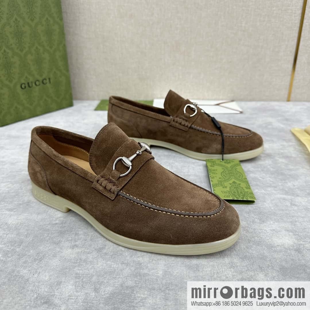 ππ G's new Gucc * Gu-Chi, horse buckle men's loafers, loafers