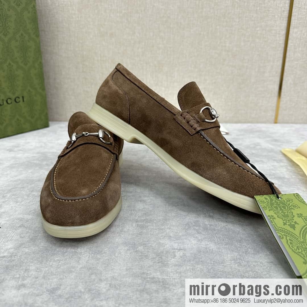 ππ G's new Gucc * Gu-Chi, horse buckle men's loafers, loafers