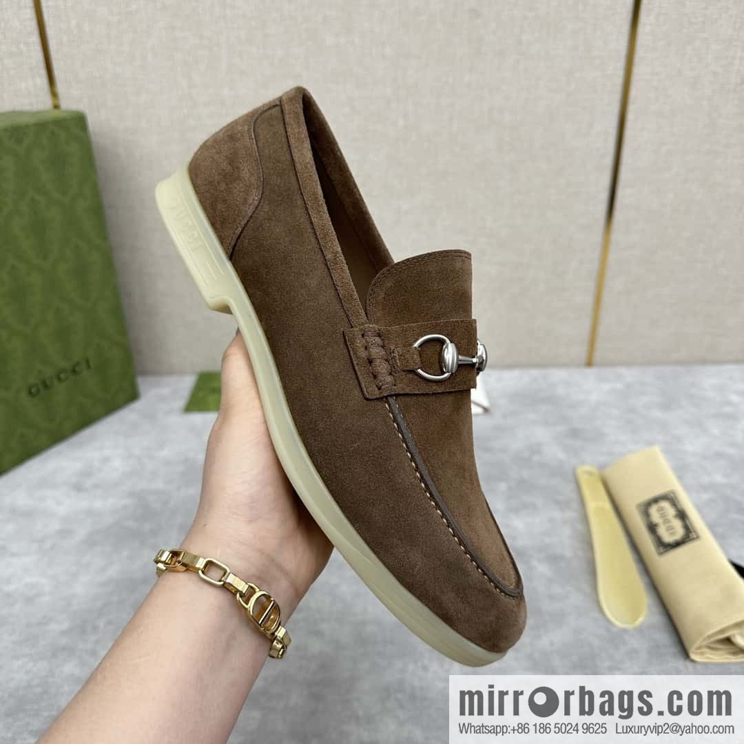 ππ G's new Gucc * Gu-Chi, horse buckle men's loafers, loafers