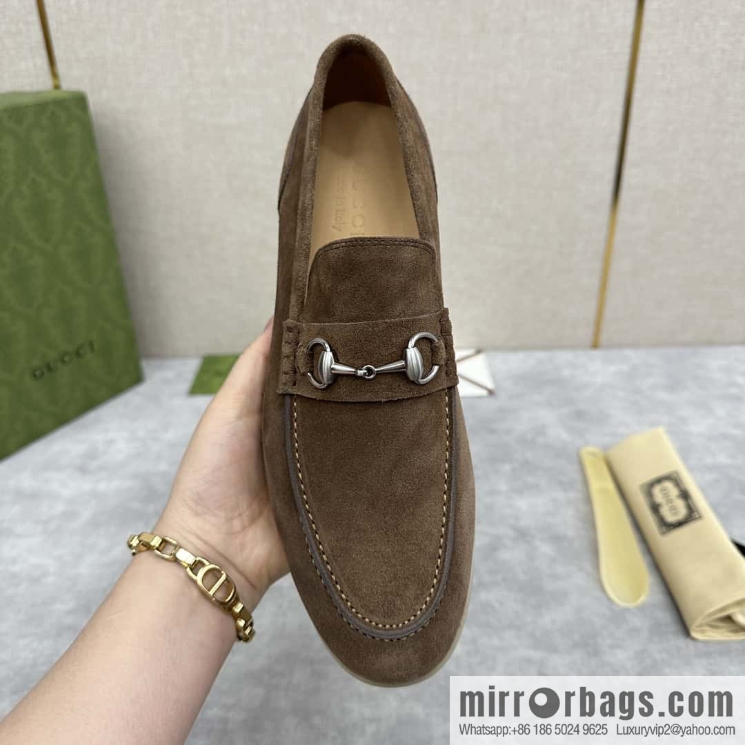 ππ G's new Gucc * Gu-Chi, horse buckle men's loafers, loafers