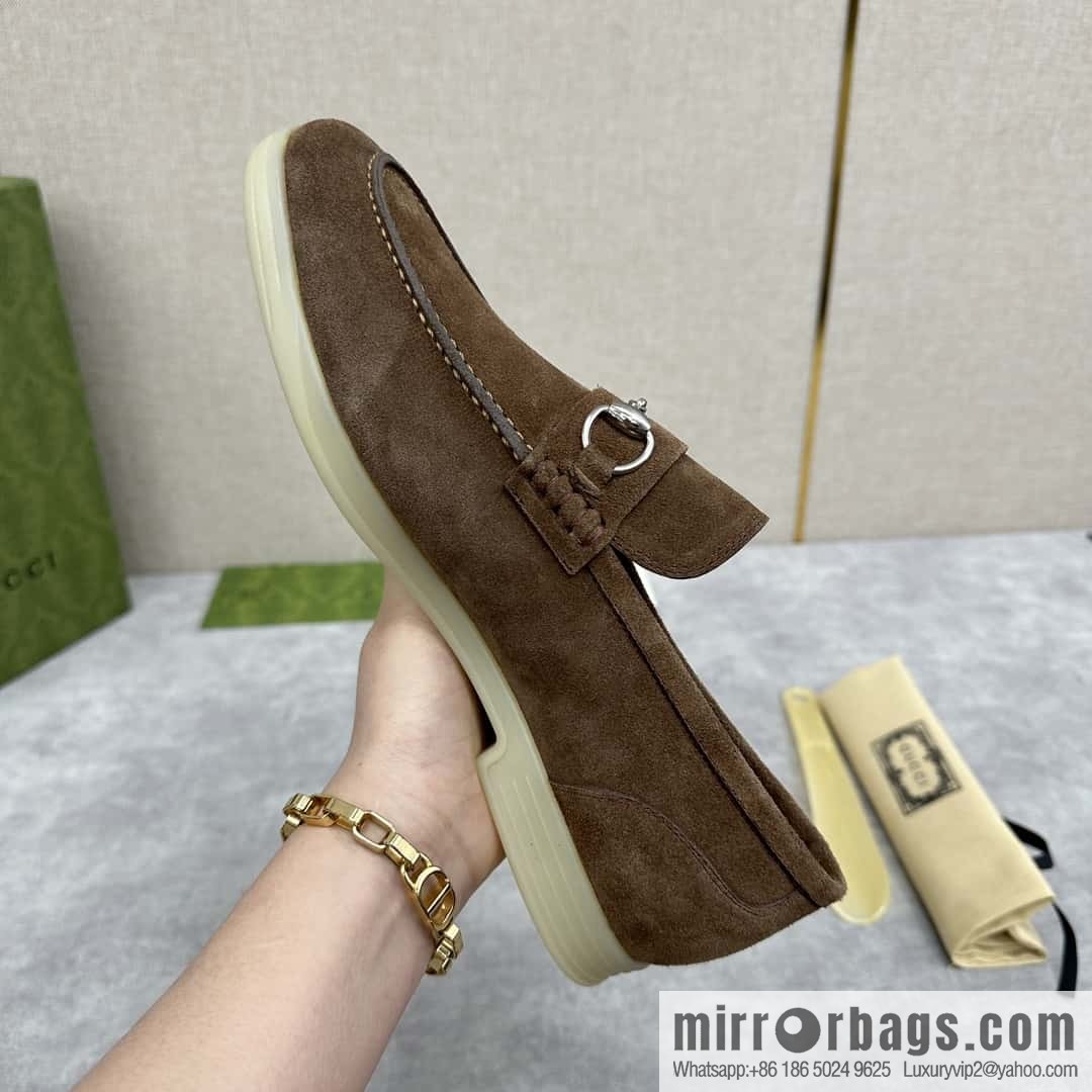 ππ G's new Gucc * Gu-Chi, horse buckle men's loafers, loafers
