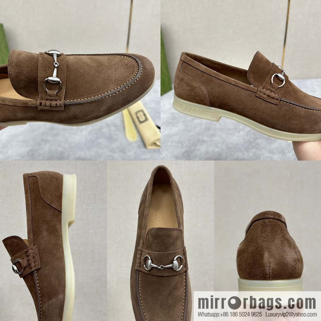 ππ G's new Gucc * Gu-Chi, horse buckle men's loafers, loafers