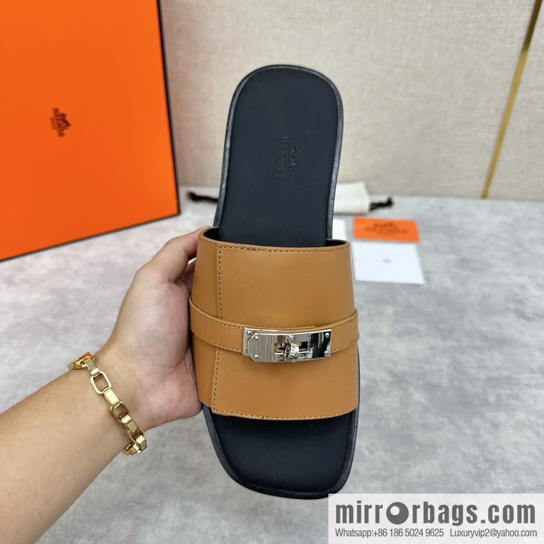 H new slippers Hermès * Herma-Shi, the latest Giulia men's sandals