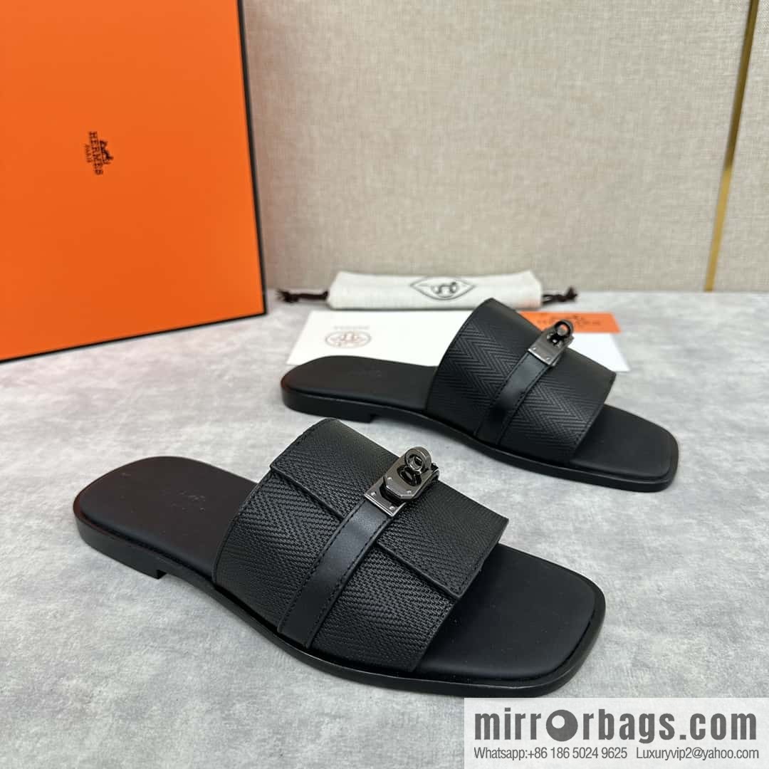 H new slippers Hermès * Herma-Shi, the latest Giulia men's sandals