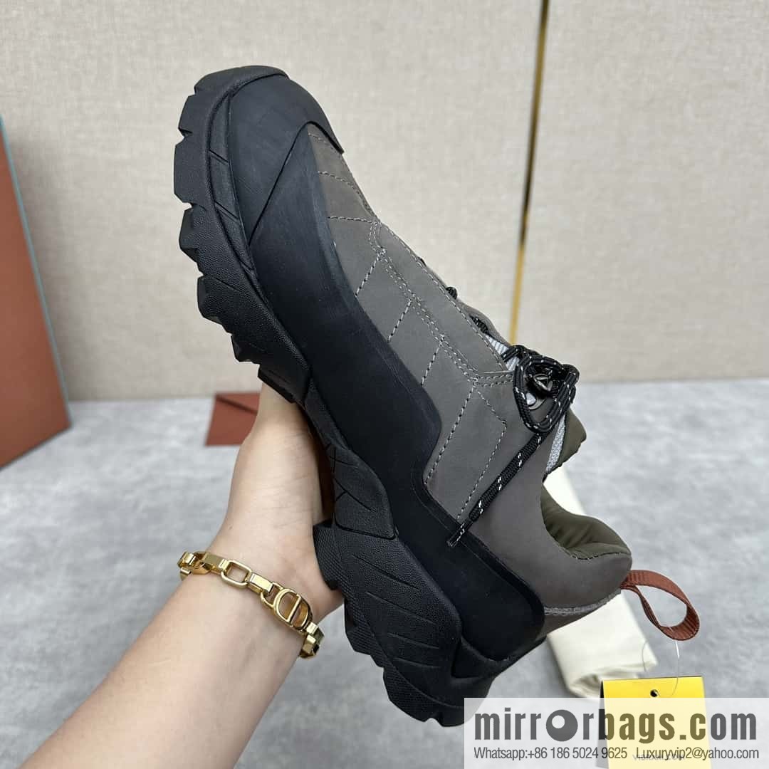 ππLP Replica Luxury Handbag New Products Loro Pian Katharina Calfskin Suede, Sneakers, Hiking Shoes