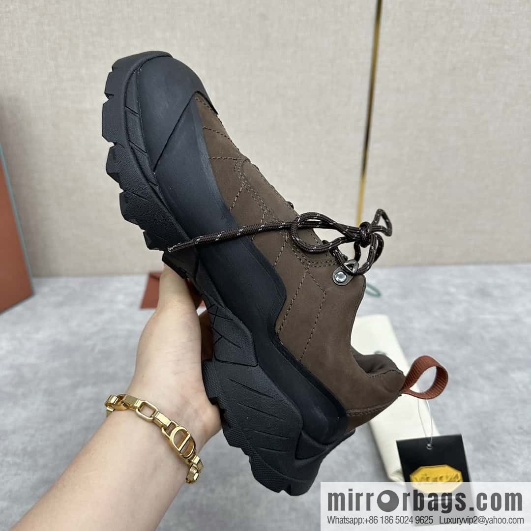 ππLP Replica Luxury Handbag New Products Loro Pian Katharina Calfskin Suede, Sneakers, Hiking Shoes