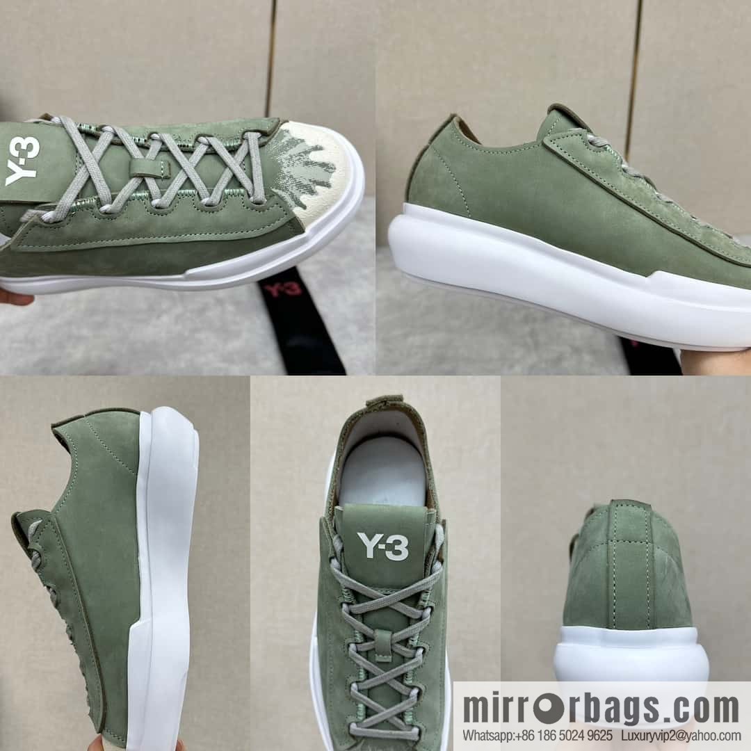💋💍Y-3 new products, casual shoes board shoes, old man Yamamoto-Yoji graffiti toe lace-up versatile style platform men's board shoes