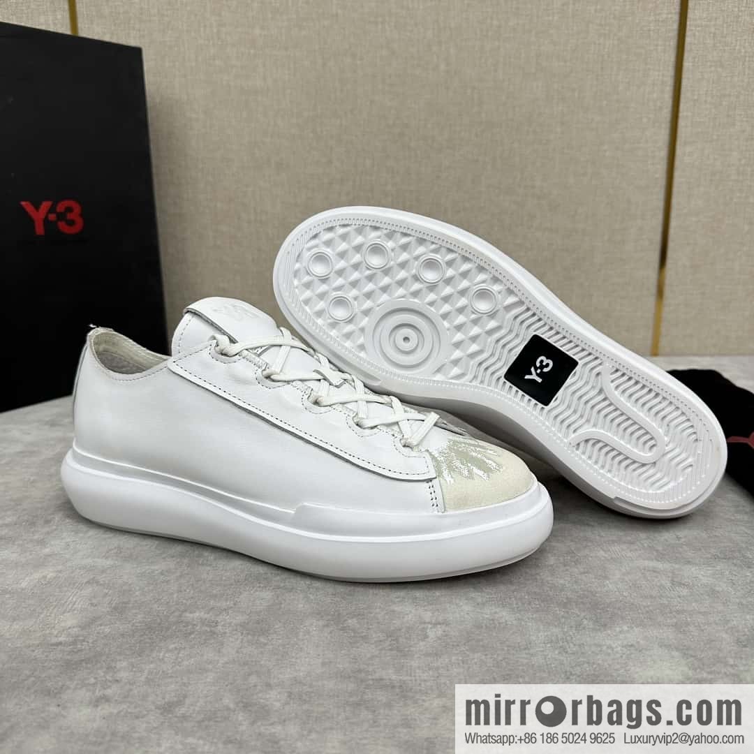 ππY-3 new products, casual shoes board shoes, old man Yamamoto-Yoji graffiti toe lace-up versatile style platform men's board shoes