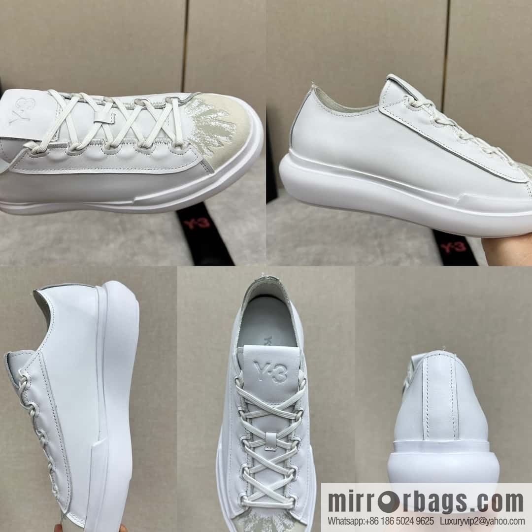 ππY-3 new products, casual shoes board shoes, old man Yamamoto-Yoji graffiti toe lace-up versatile style platform men's board shoes