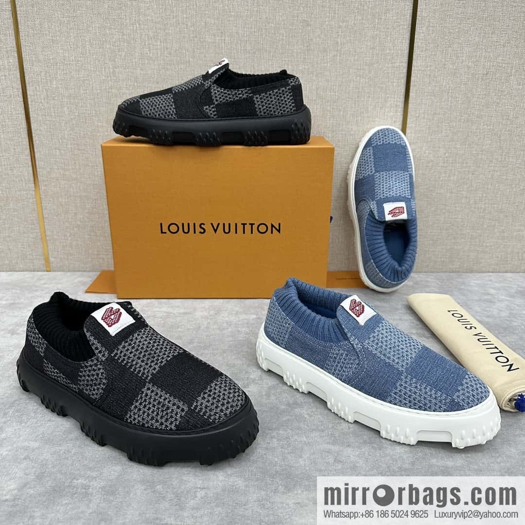 💋💍 L Replica Luxury Handbag New Louis Vuitto * L * V SPACE LANDER Loafers