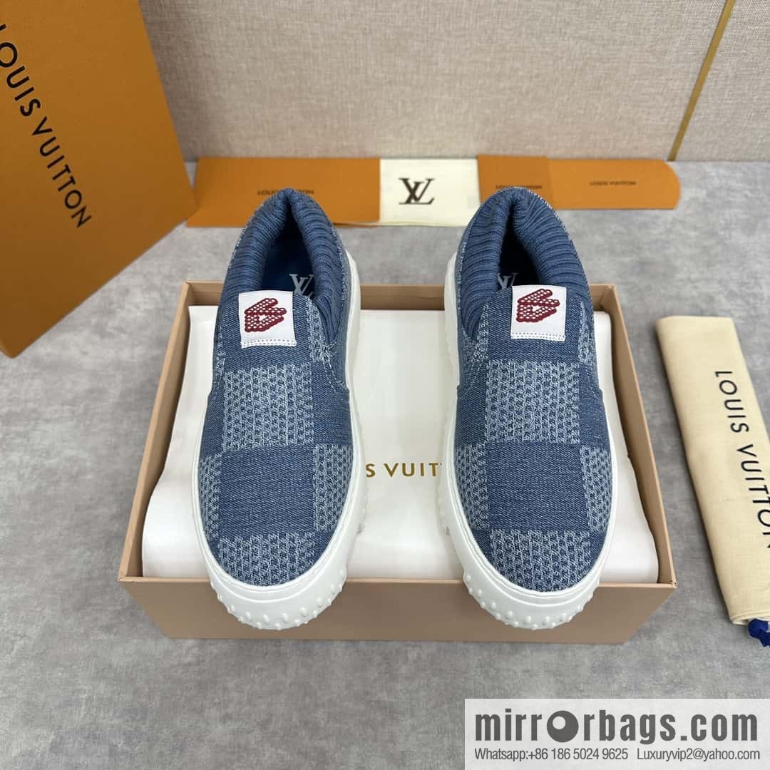 💋💍 L Replica Luxury Handbag New Louis Vuitto * L * V SPACE LANDER Loafers