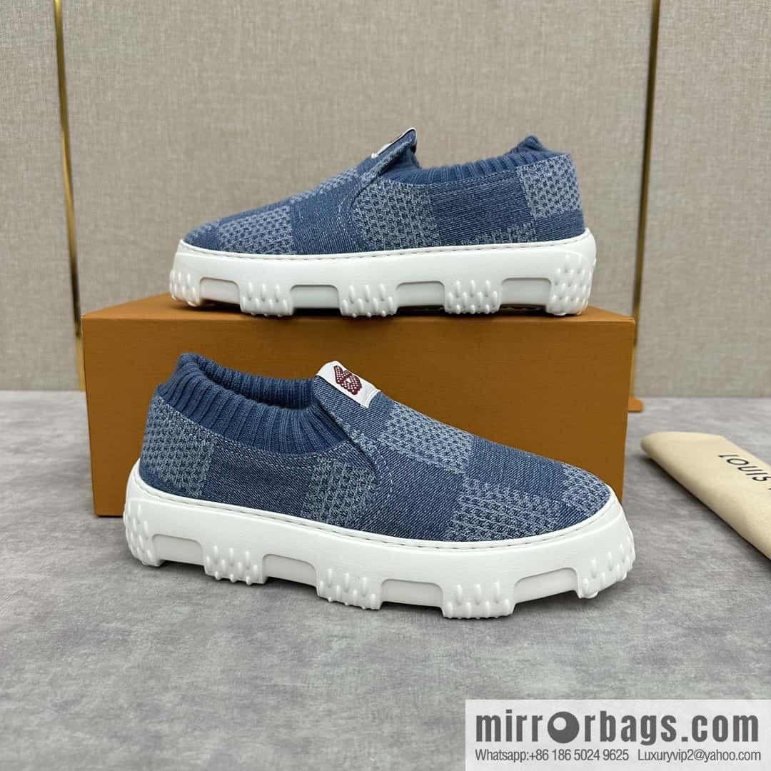 💋💍 L Replica Luxury Handbag New Louis Vuitto * L * V SPACE LANDER Loafers