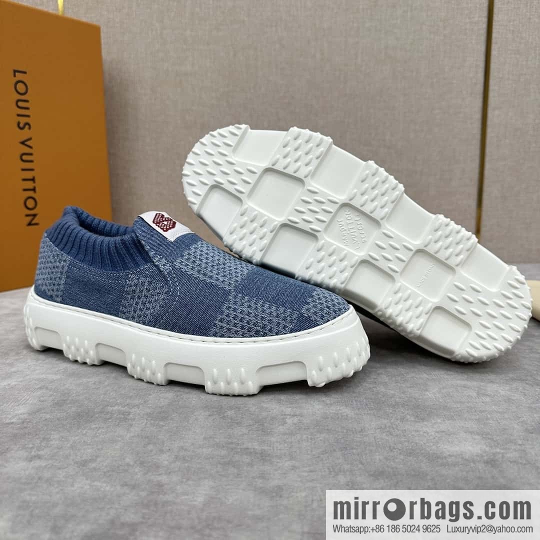 💋💍 L Replica Luxury Handbag New Louis Vuitto * L * V SPACE LANDER Loafers