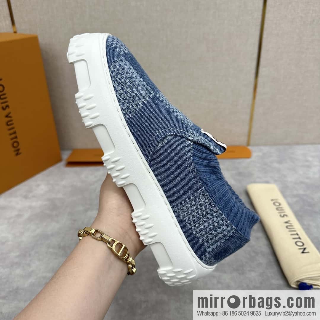 💋💍 L Replica Luxury Handbag New Louis Vuitto * L * V SPACE LANDER Loafers