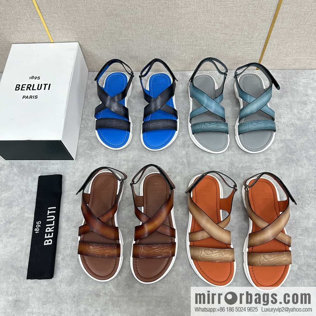 Berlut Bruti 2024 summer sandals new collection, inspiration new season, new Shadow leather sandals