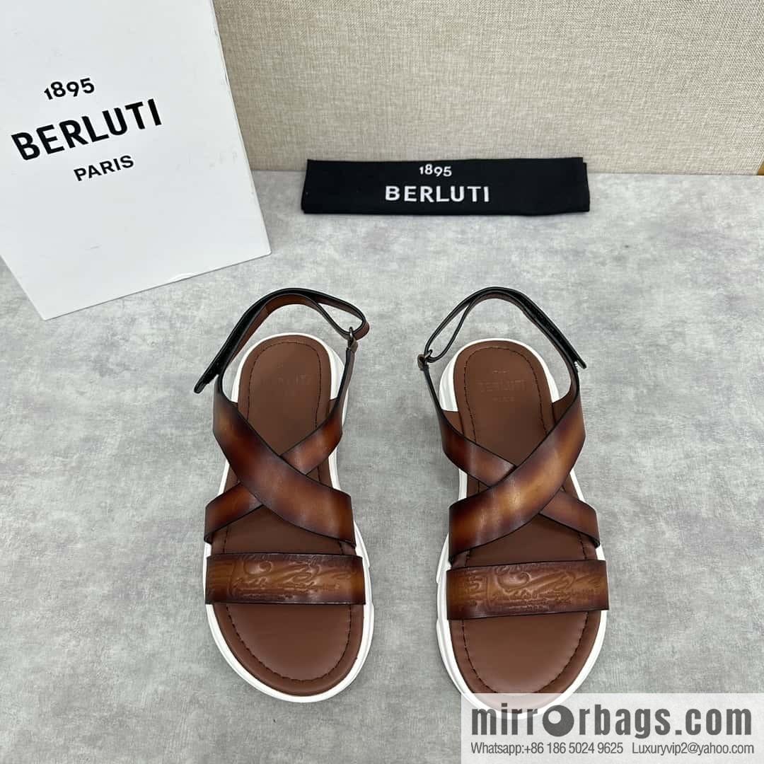 Berlut Bruti 2024 summer sandals new collection, inspiration new season, new Shadow leather sandals
