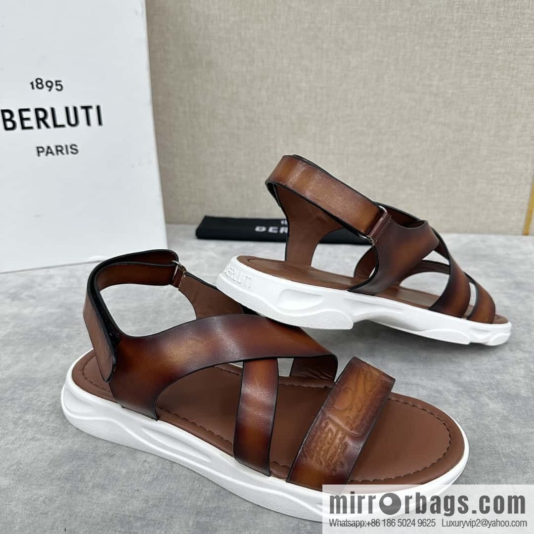 Berlut Bruti 2024 summer sandals new collection, inspiration new season, new Shadow leather sandals
