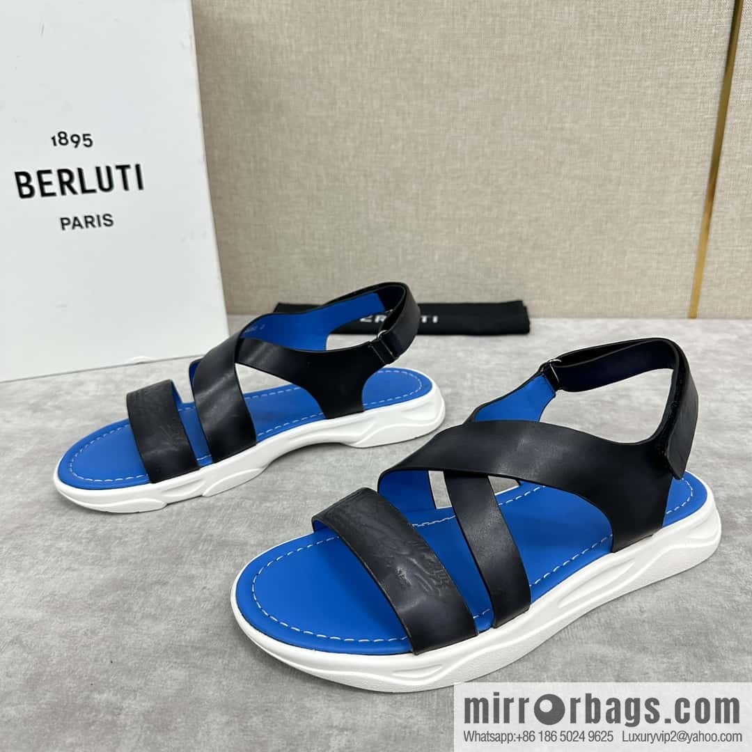 Berlut Bruti 2024 summer sandals new collection, inspiration new season, new Shadow leather sandals