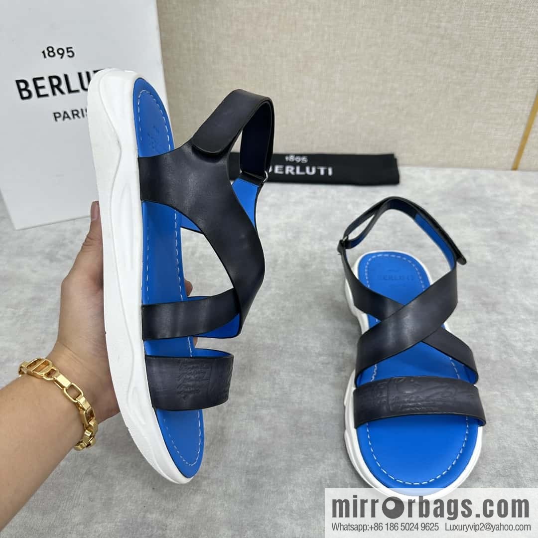 Berlut Bruti 2024 summer sandals new collection, inspiration new season, new Shadow leather sandals