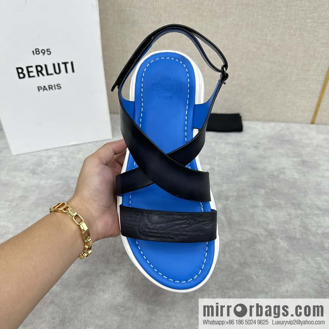 Berlut Bruti 2024 summer sandals new collection, inspiration new season, new Shadow leather sandals
