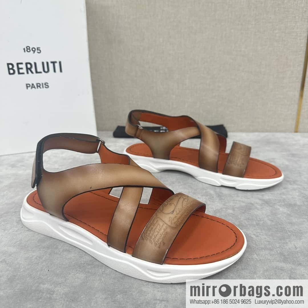 Berlut Bruti 2024 summer sandals new collection, inspiration new season, new Shadow leather sandals