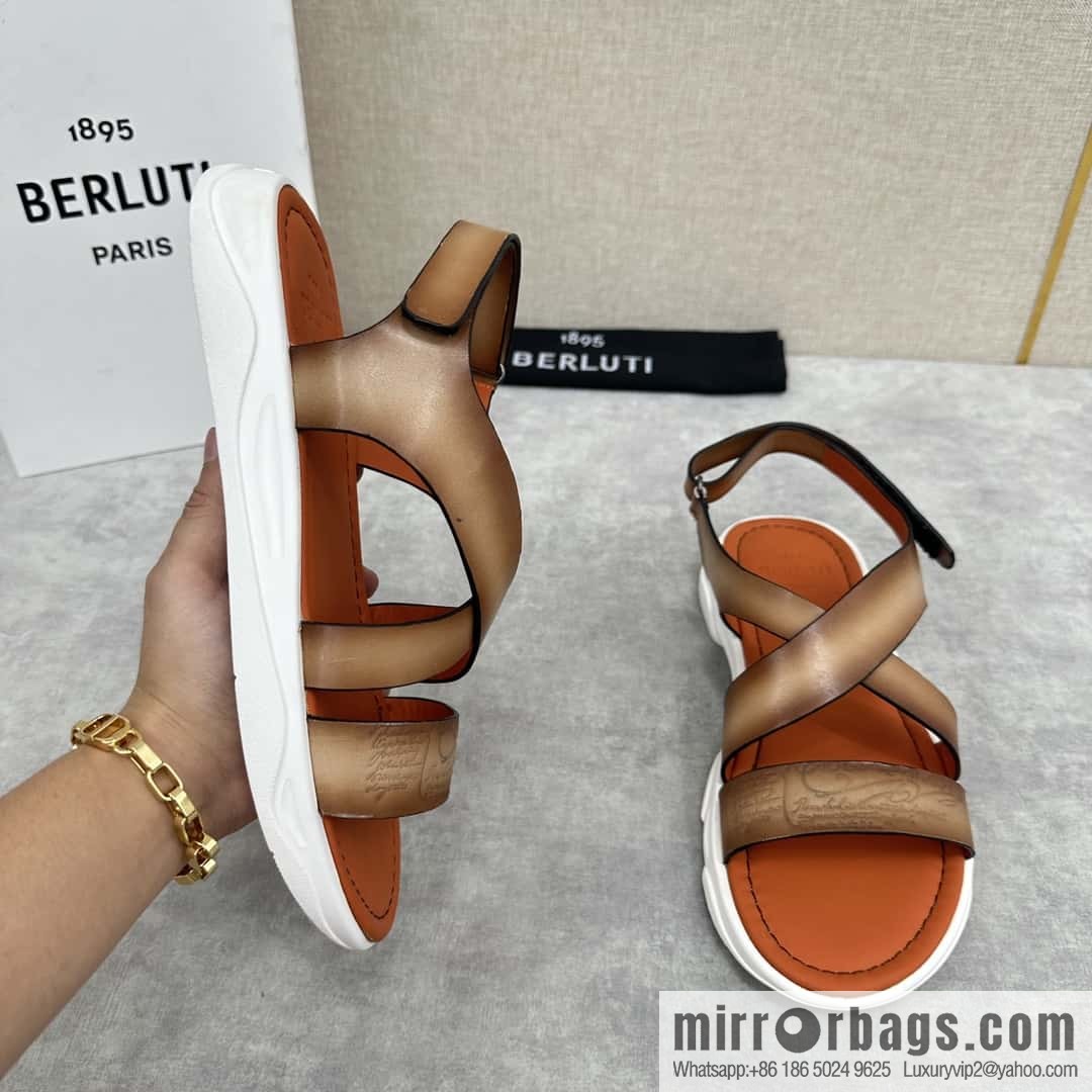 Berlut Bruti 2024 summer sandals new collection, inspiration new season, new Shadow leather sandals