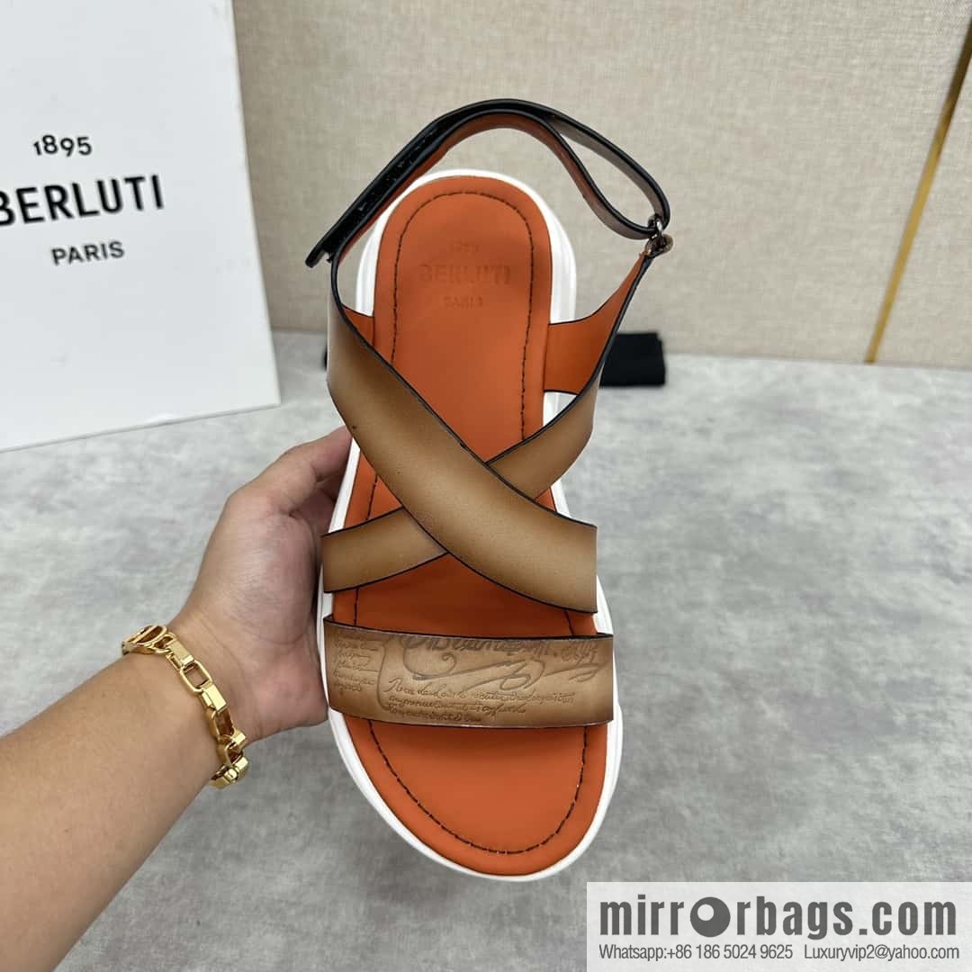 Berlut Bruti 2024 summer sandals new collection, inspiration new season, new Shadow leather sandals