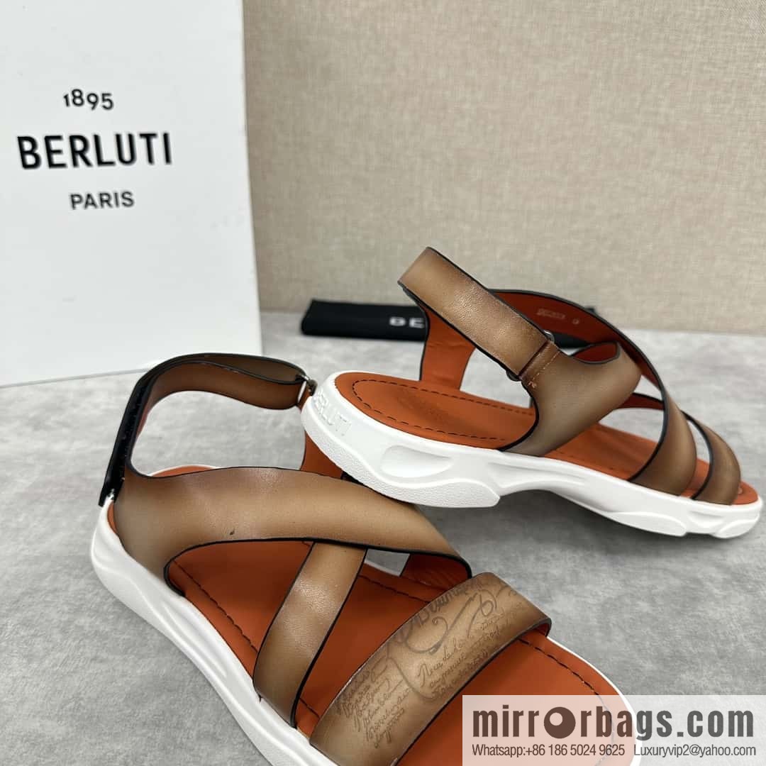 Berlut Bruti 2024 summer sandals new collection, inspiration new season, new Shadow leather sandals