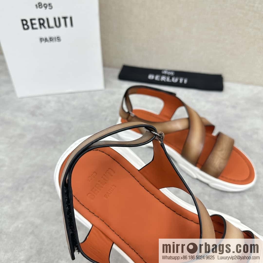 Berlut Bruti 2024 summer sandals new collection, inspiration new season, new Shadow leather sandals