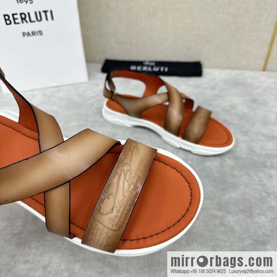 Berlut Bruti 2024 summer sandals new collection, inspiration new season, new Shadow leather sandals