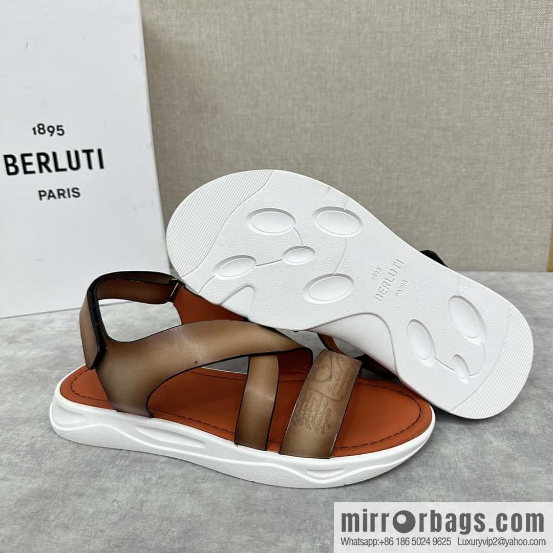 Berlut Bruti 2024 summer sandals new collection, inspiration new season, new Shadow leather sandals